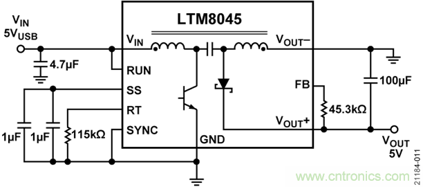 USB供電、915MHz ISM無線電頻段、具有過溫管理功能的1W功率放大器